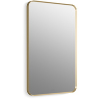  Essential Square / Rectangular Mirror - Modern Brushed Gold