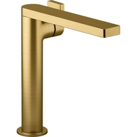  Composed Single Hole Bathroom Faucet - Vibrant Brushed Moderne Brass