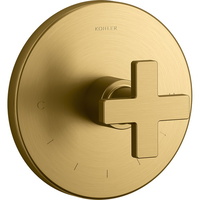  Composed Thermostatic Valve Trim Trim Kit - Vibrant Brushed Moderne Brass