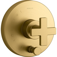  Composed Non-Thermostatic Valve Trim Trim Kit - Vibrant Brushed Moderne Brass