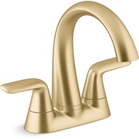  Avail 4'' Centerset Bathroom Faucet - Vibrant Brushed Moderne Brass