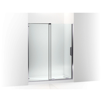  Echelon Shower Door - Sliding Shower Door - Bright Polished Silver