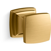  Riff Knob Knob - Vibrant Brushed Moderne Brass