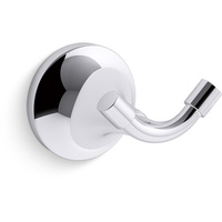  Tone Robe Hook Bathroom Accessory - Polished Chrome
