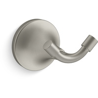  Tone Robe Hook Bathroom Accessory - Vibrant Brushed Nickel