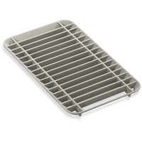  Tempered Rinse Basket/Basin Rack Kitchen Accessory - Dove Grey