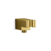  Statement Hand Shower Holder Shower Accessory - Vibrant Brushed Moderne Brass