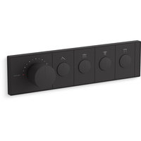  Anthem Thermostatic / Volume Control Trim Trim Kit - Matte Black