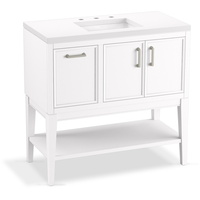  Winnow 31" to 44" Bathroom Vanity - White