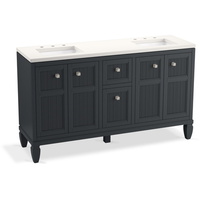  Hearthaven Over 45" Bathroom Vanity - Slate Grey