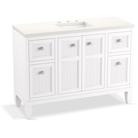  Hearthaven Over 45" Bathroom Vanity - White