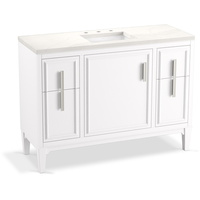 Southerk Over 45" Bathroom Vanity - White