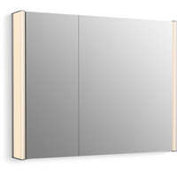 Maxstow Swing Door Medicine Cabinet - Dark Anodized Aluminum