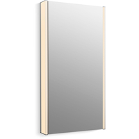  Maxstow Swing Door Medicine Cabinet - Dark Anodized Aluminum