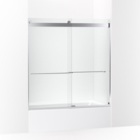  Levity Plus Shower Door - Sliding Shower Door - Bright Polished Silver