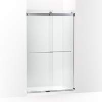  Levity Plus Shower Door - Sliding Shower Door - Bright Polished Silver