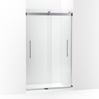  Levity Plus Shower Door - Sliding Shower Door - Bright Polished Silver