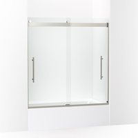  Levity Plus Shower Door - Sliding Shower Door - Anodized Brushed Nickel