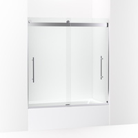  Levity Plus Shower Door - Sliding Shower Door - Bright Polished Silver