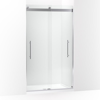  Levity Plus Shower Door - Sliding Shower Door - Bright Polished Silver