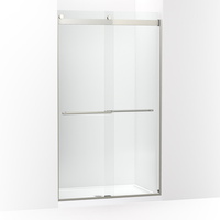  Levity Plus Shower Door - Sliding Shower Door - Anodized Brushed Nickel