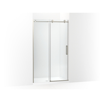  Composed Shower Door - Sliding Shower Door - Anodized Brushed Nickel