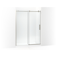  Composed Shower Door - Sliding Shower Door - Anodized Brushed Nickel