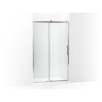  Rely Shower Door - Sliding Shower Door - Bright Polished Silver