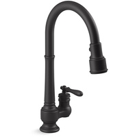  Artifacts Pull-Out Spray Kitchen Faucet - Matte Black