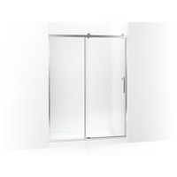  Rely Shower Door - Sliding Shower Door - Bright Polished Silver