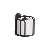  Artifacts Paper Holder Bathroom Accessory - Matte Black