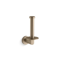  Composed Paper Holder Bathroom Accessory - Vibrant Brushed Bronze