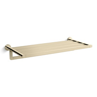  Composed Vanity Shelf Bathroom Accessory - Vibrant French Gold