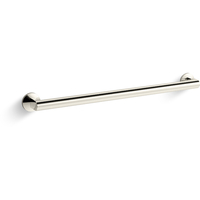  Components Grab Bar Bathroom Accessory - Vibrant Polished Nickel
