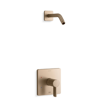  Parallel Shower Faucet Trim Trim Kit - Vibrant Brushed Bronze