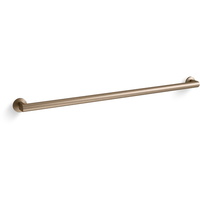  Components Grab Bar Bathroom Accessory - Vibrant Brushed Bronze