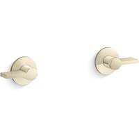  Components Faucet Handles Part - Vibrant French Gold