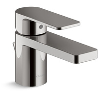  Parallel Single Hole Bathroom Faucet - Vibrant Titanium