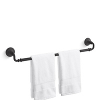  Artifacts Towel Bar Bathroom Accessory - Matte Black