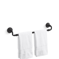  Artifacts Towel Bar Bathroom Accessory - Matte Black