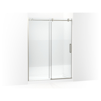  Composed Shower Door - Sliding Shower Door - Anodized Brushed Nickel