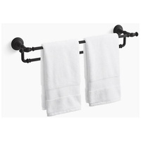  Artifacts Towel Bar Bathroom Accessory - Matte Black