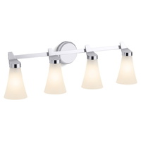  Simplice 4 or More Bulb Bathroom Lighting - Polished Chrome