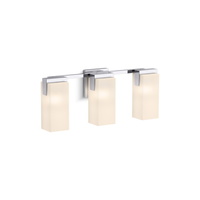  Honesty 3 Bulb Bathroom Lighting - Polished Chrome