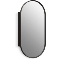  Verdera Swing Door Medicine Cabinet - Matte Black