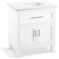  Quo 25" to 30" Bathroom Vanity - White