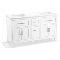  Quo Over 45" Bathroom Vanity - White