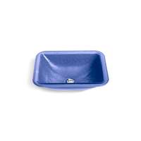  Yepsen Undermount Style Bathroom Sink - Opaque Sapphire