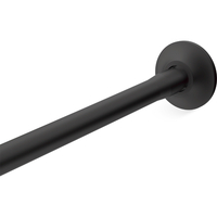  Expanse Shower Rod Shower Curtain Rod - Matte Black