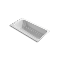  Avec 72" x 36" Soaking Tub - White